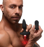 Laser Fuck Me Vibrating Anal Plugs w/ remote