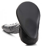 Creature Cocks The Gargoyle Rock Hard Silicone Dildo 9.3in - Silver/Black