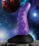 Creature Cocks Orion Invader Veiny Space Alien Silicone Dildo 7.25in - Purple