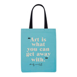 Andy Warhol Flower Silkscreen Tote Bag