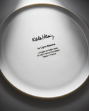 Keith Haring PORCELAIN PLATE "SILVER COLLECTION" #6