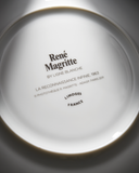 MAGRITTE PORCELAIN PLATE LA RECONNAISSANCE INFINIE