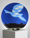 MAGRITTE LARGE PORCELAIN PLATE LE RETOUR