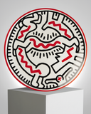 Keith Haring PORCELAIN PLATE "SILVER COLLECTION" #3