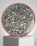 Keith Haring PORCELAIN PLATE "SILVER COLLECTION" #4