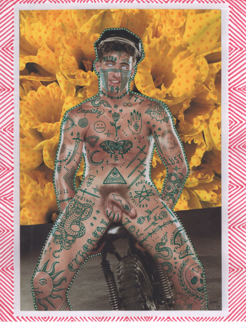Zach Grear, Biker Smile, 2020