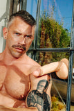 Master Cock Beefy Brad 9" Dildo with Balls - Light