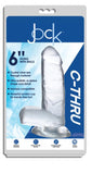 Jock C-Thru Dildo - 6 Inch