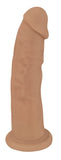 7 Inch Fleshstixxx Moldable Silicone Dildo w/o Balls - Medium tone
