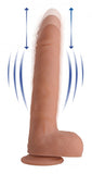 Big Shot Vibrating & Thrusting Silicone Dildo - 9 Inch