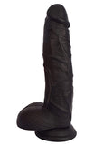 JOCK 9 Inch Dildo with Balls - Black