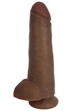 JOCK 12 Inch Dildo with Balls - Brown