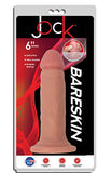 6" BARESKIN DILDO BY JOCK w/o BALLS - Light