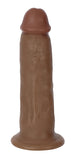 7" BARESKIN DILDO BY JOCK w/o BALLS - Dark