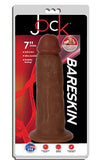 7" BARESKIN DILDO BY JOCK w/o BALLS - Dark