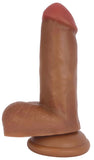 JOCK 6 Inch Dildo with Balls - Latte