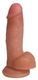 7" BARESKIN DILDO BY JOCK w. BALLS - Light