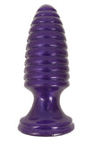 The Marshall Ribbed Butt Plug - Purple