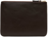 COMME DES GARÇONS CLASSIC LEATHER POUCH WALLET BROWN