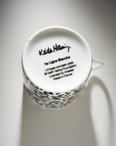 Keith Haring Porcelain Espresso Set Black Pattern