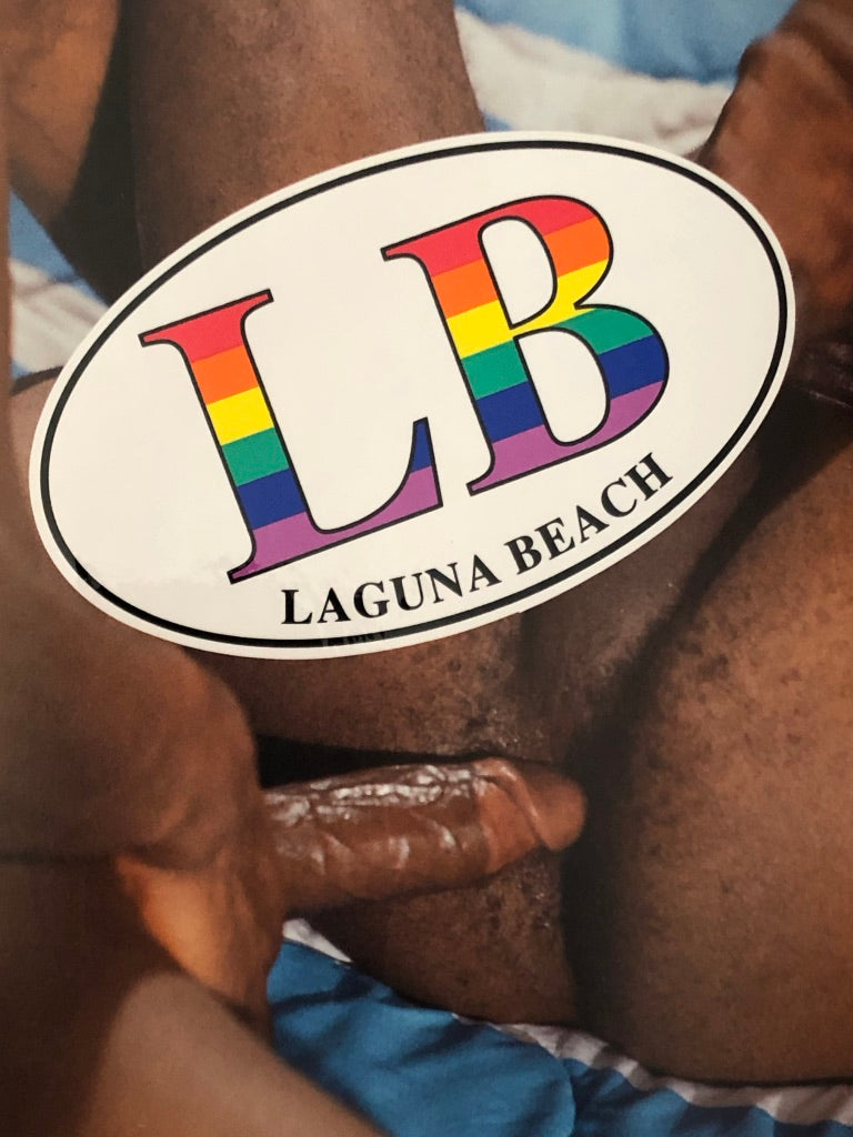 LAGUNA BEACH VINTAGE BUMBER STICKER