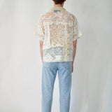 Tanner Fletcher Inez Patchwork Crochet Shirt