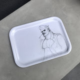 Tom of Finland Leather Man Wooden Tray