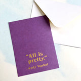 Andy Warhol Philosophy Greeting Assortment Notecards