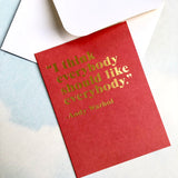 Andy Warhol Philosophy Greeting Assortment Notecards