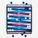 Jonathan Adler 2-in-1 Travel Game Set: backgammon and checkers