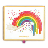 JONATHAN ADLER RAINBOW HAND 750 PIECE SHAPED PUZZLE