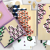 JONATHAN ADLER VERSAILLES BOXED DIECUT NOTECARD SET