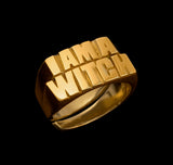 Bruce LaBruce I AM A WITCH Ring by Jonathan Johnson