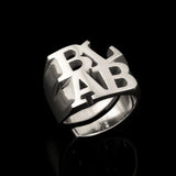 "BLAB" ring designed in collaboration with Canadian artist Bruce LaBruce. image 2