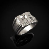 Bruce LaBruce L.A. Zombie Silver Ring by Jonathan Johnson