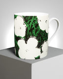 Andy Warhol "White Flowers" PORCELAIN MUG