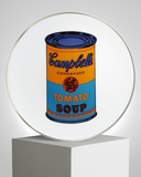 ANDY WARHOL PORCELAIN PLATE -  CAMPBELL - PINK/RED