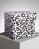 KEITH HARING "RED ON WHITE" SQUARE PERFUMED CANDLE