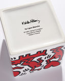 KEITH HARING "RED ON WHITE" SQUARE PERFUMED CANDLE