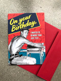 Bob Mizer Birthday Greeting Card