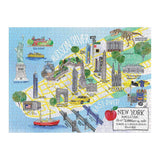 NEW YORK CITY MAP 1000 PIECE JIGSAW PUZZLE