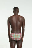 ANDREAS KRONTHALER X YASMINE ESLAMI ETIENNE SWIMMING TRUNKS MADRAS