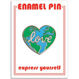 Love Earth Enamel Pin by The Found