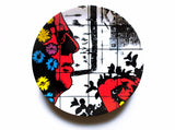 GILBERT & GEORGE PORCELAIN PLATE - "WINTER FLOWERS"