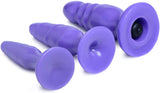 Vibrating Anal Fun Trio - Purple by Curve