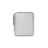 COMME DES GARÇONS SILVER ZIP WALLET