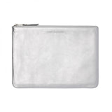 Comme des Garçons Zip Pouch Wallet Silver