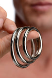 Trine Steel Ring Collection