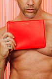 COMME DES GARÇONS CLASSIC POUCH orange