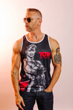 Tom of Finland Leather Stud Tank Top